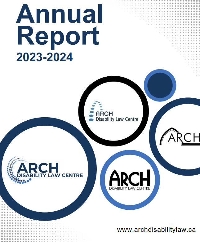 Photo of the front cover of ARCH's 2023-2024 Annual Report